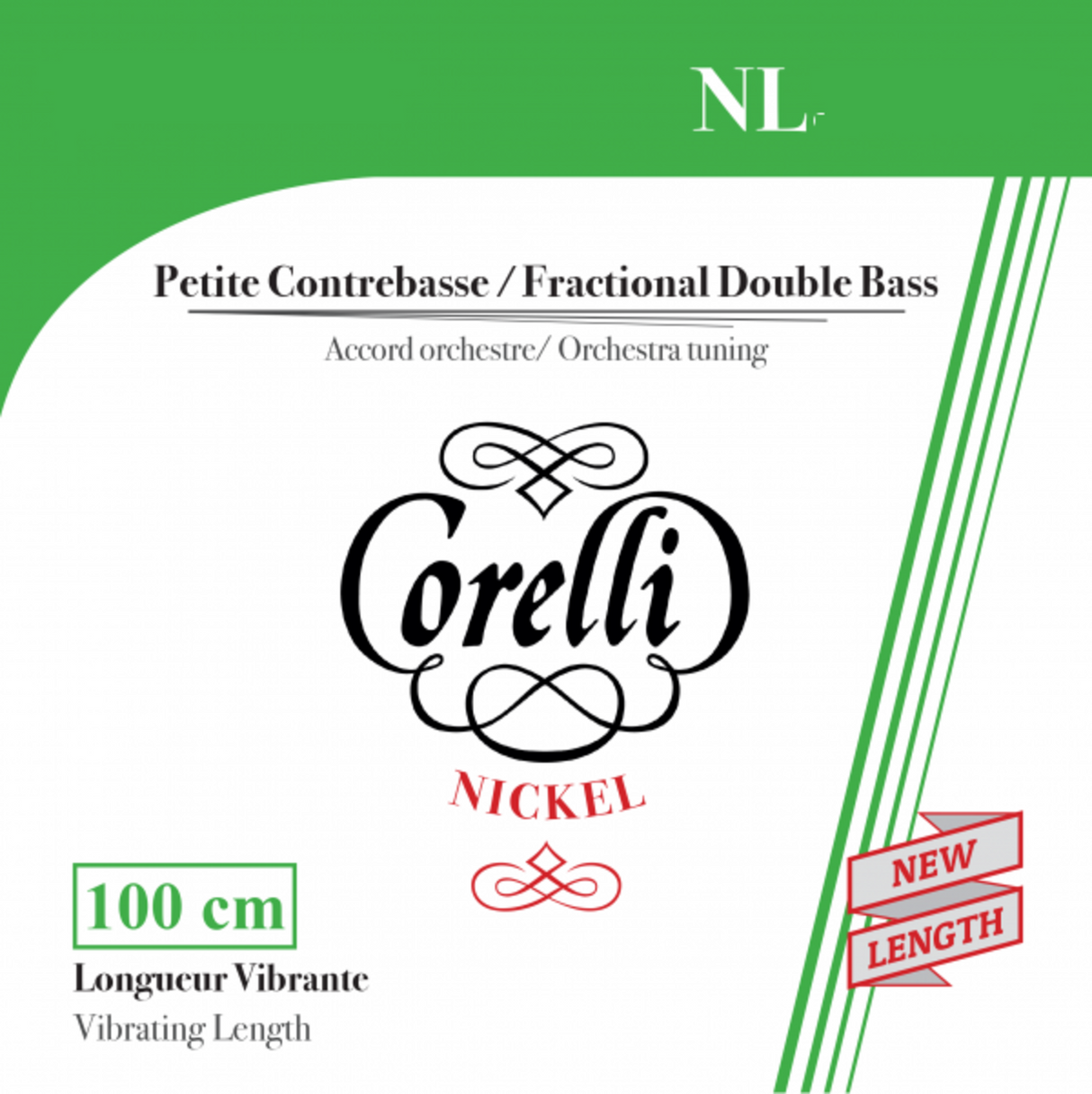 Corelli Double bass strings Fractional - small scale - A 1/2 (303A)