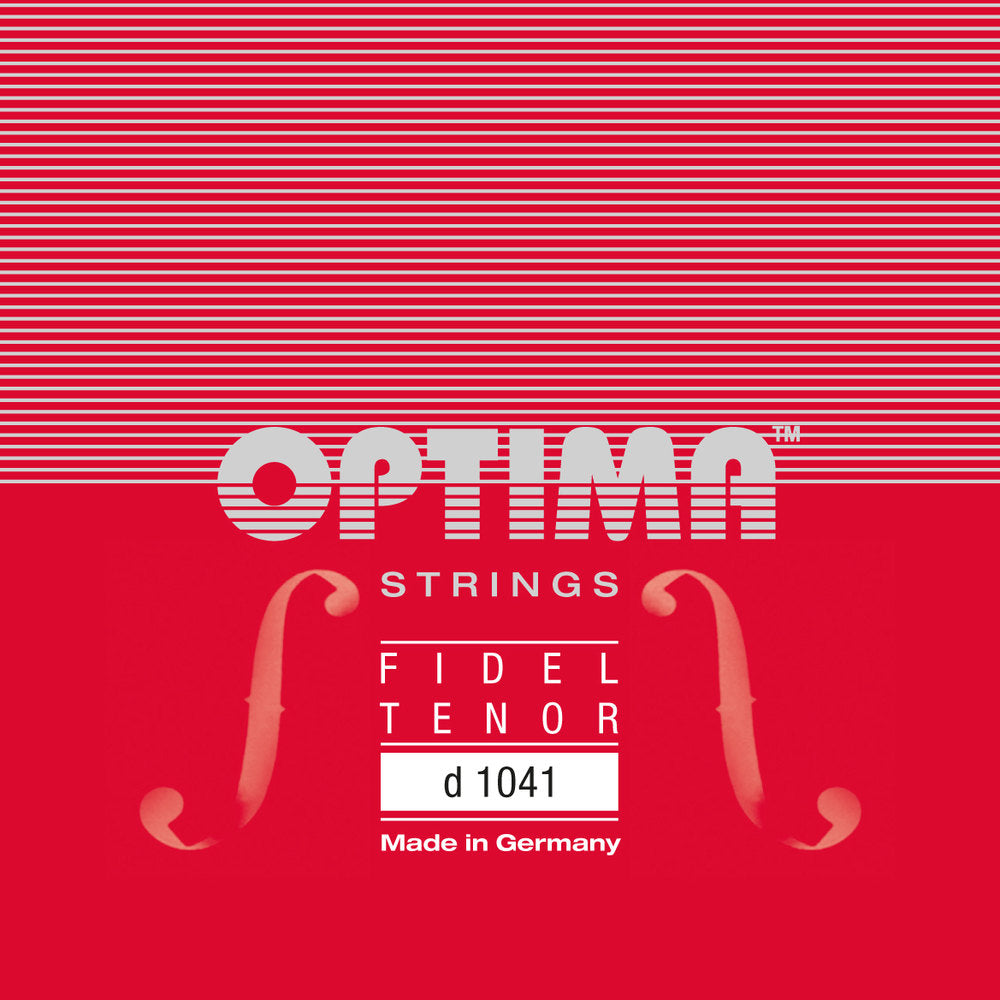 Optima 1041 cuerda D1 para fiddle tenor de 6 cuerdas, acero plateado