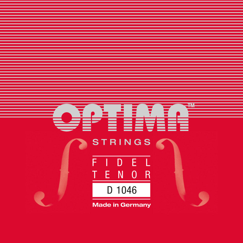 Optima 1046 cuerda D6 para fiddle tenor de 6 cuerdas, plateada