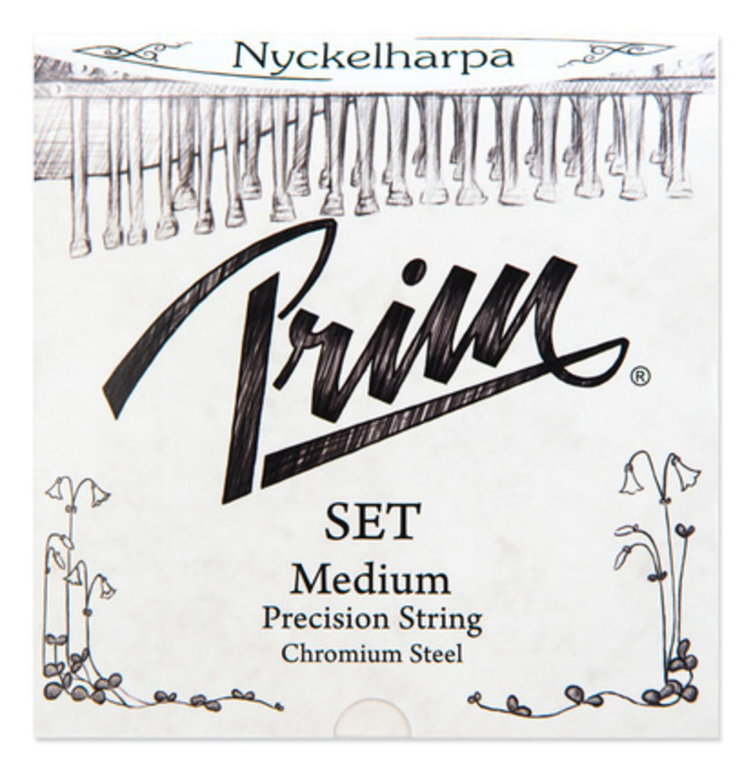 Cuerdas de Nyckelharpa de acero cromado Prim - Set (Mediano)