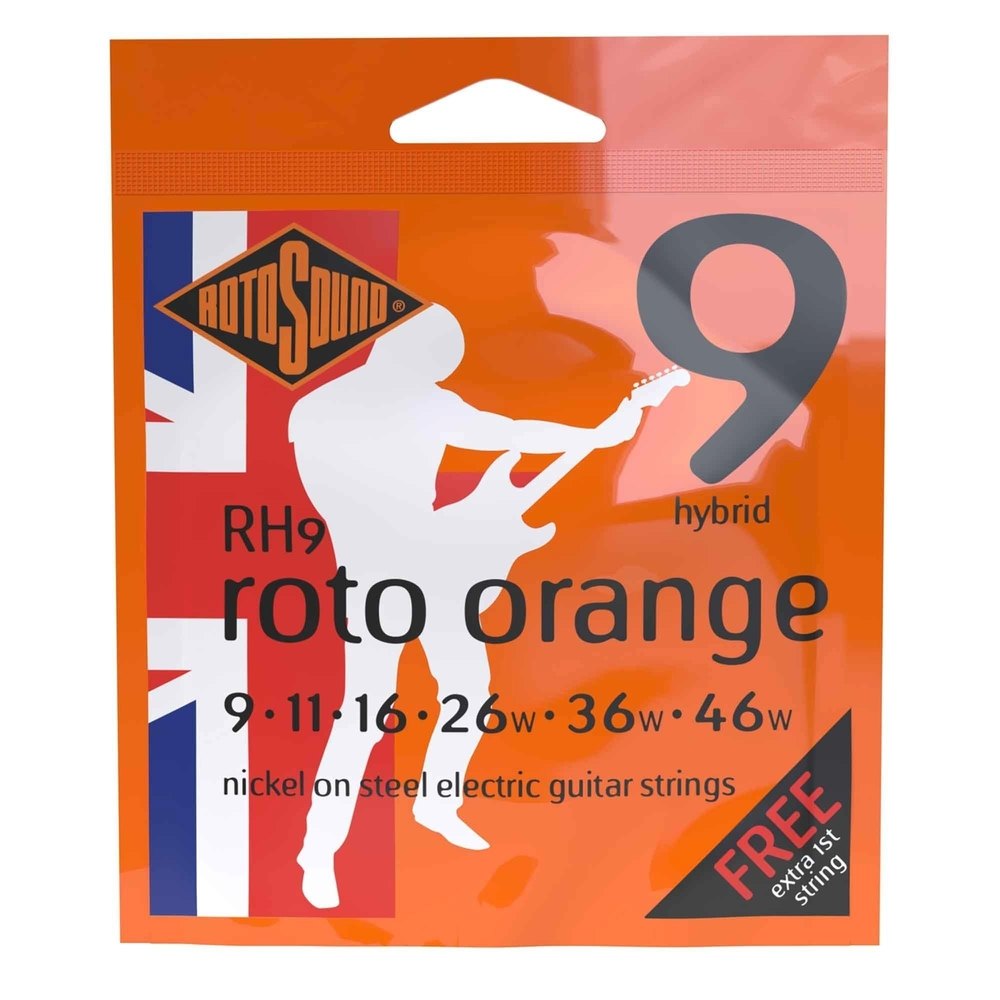 Rotosound Roto Orange RH9 cuerdas de guitarra eléctrica 9-46