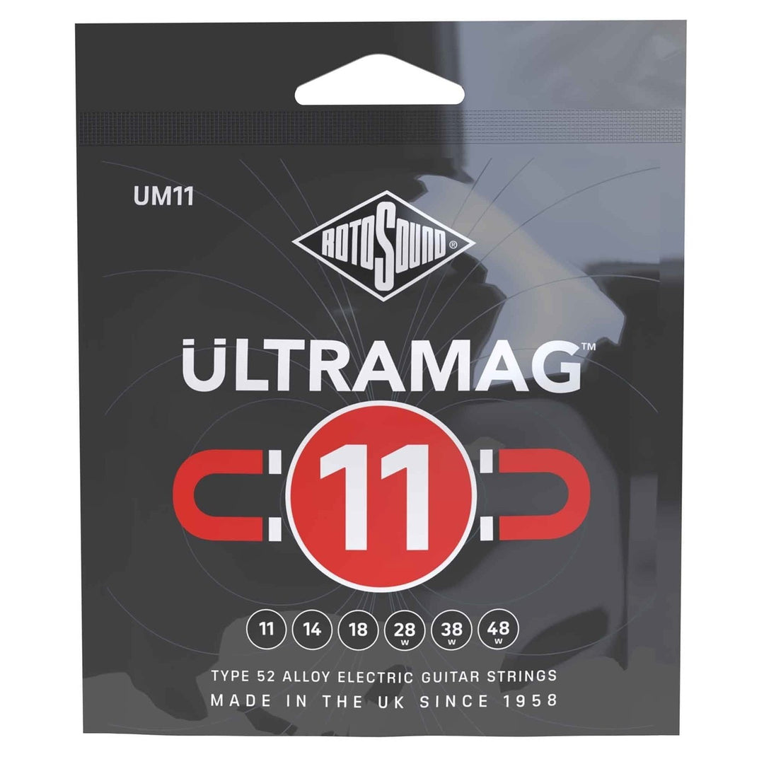 Rotosound Cuerdas para guitarra eléctrica Ultramag - set Medium 11-48 (UM11)