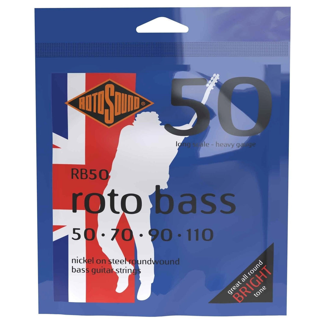 Cuerdas de E-Bass Rotosound Roto Bass - Set 4-string Nickel Heavy 50-110 (RB50)