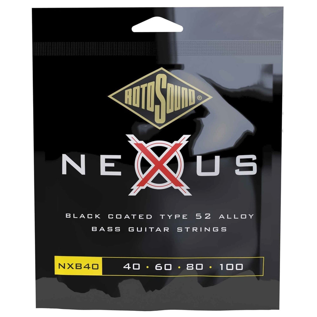 Cuerdas para guitarras E-Bass Rotosound Nexus recubiertas - Set de 4 cuerdas Hybrid 40-100 (NXB40)