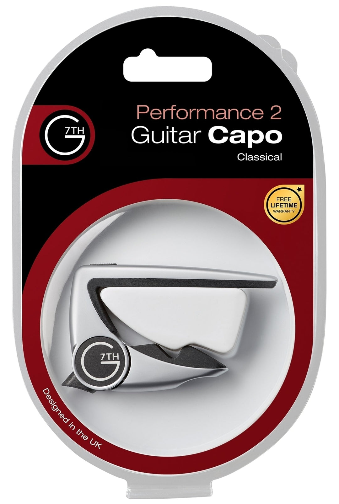 G7th Capo Performance - Guitarra clásica, plateado (C53013)