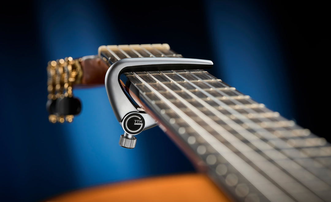 G7th Capo Newport - Guitarra clásica, plateada (C33013)
