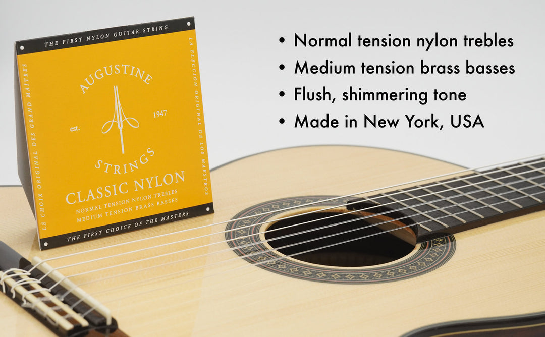 Cuerdas Augustine para guitarra clásica Classic Label - Set Classic Gold (normal/medium)