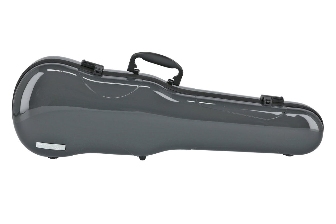 GEWA Estuches de violín con forma Air 1.7 - gris de alto brillo