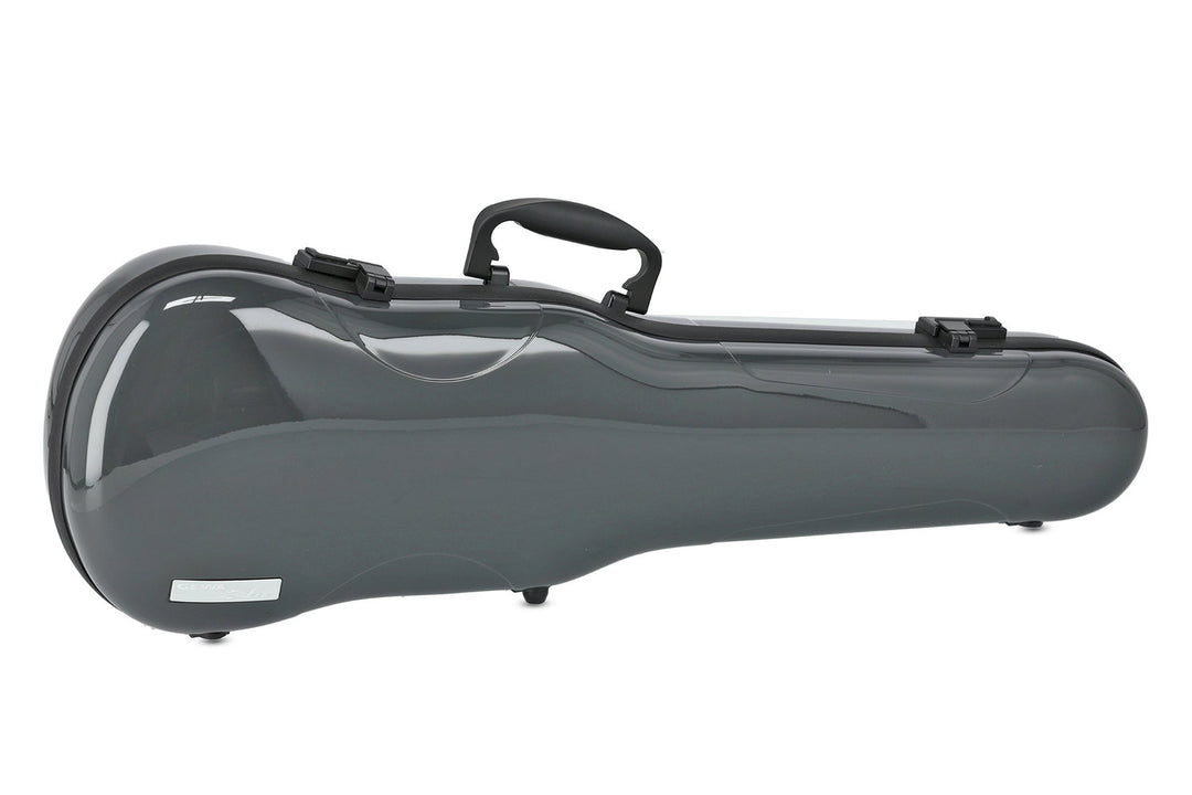 GEWA Estuches de violín con forma Air 1.7 - gris de alto brillo