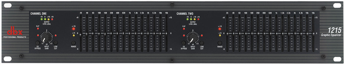 dbx 1215 Ecualizador Gráfico de 2x 15 Bandas