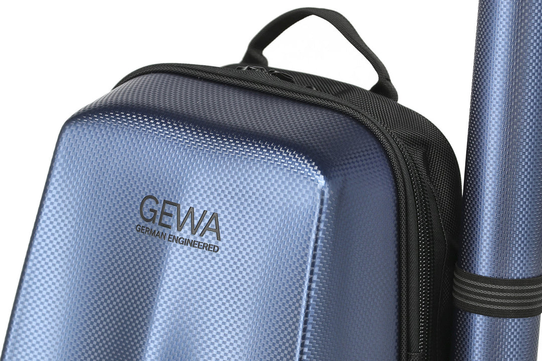 Mochila GEWA para estuche de violines Space Bag - Blue 4/4 - 3/4 (33 x 67 (with bow case 79 ) x 19 cm)