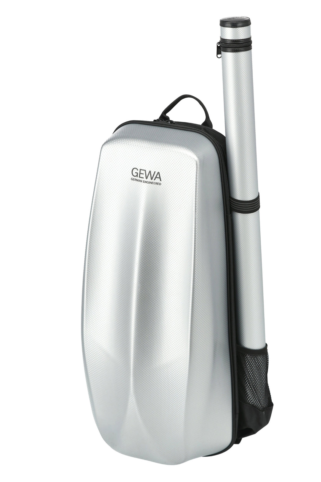 GEWA Mochila para funda de violín Space Bag - Silver 4/4 - 3/4 (33 x 67 (con funda para arco 79 ) x 19 cm)