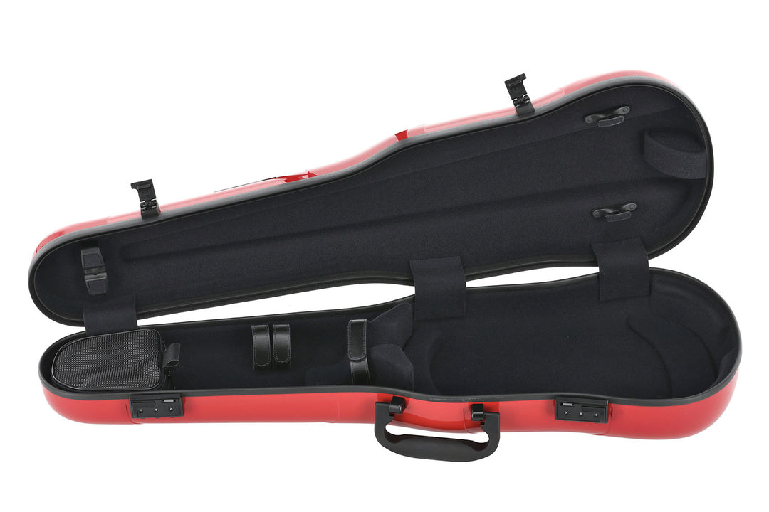 GEWA Form Cases de violín moldeados Air 1.7 - Rojo brillo intenso