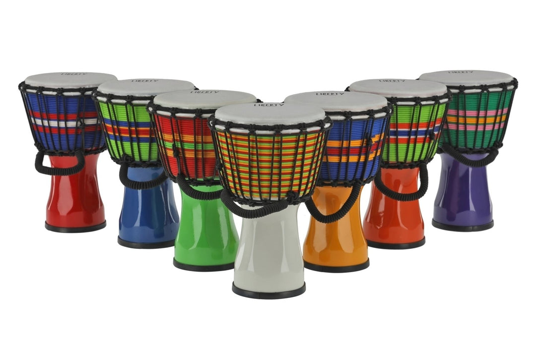 GEWA Djembé Liberty Series afinado con cuerda - 7" Pack maestro - 7"