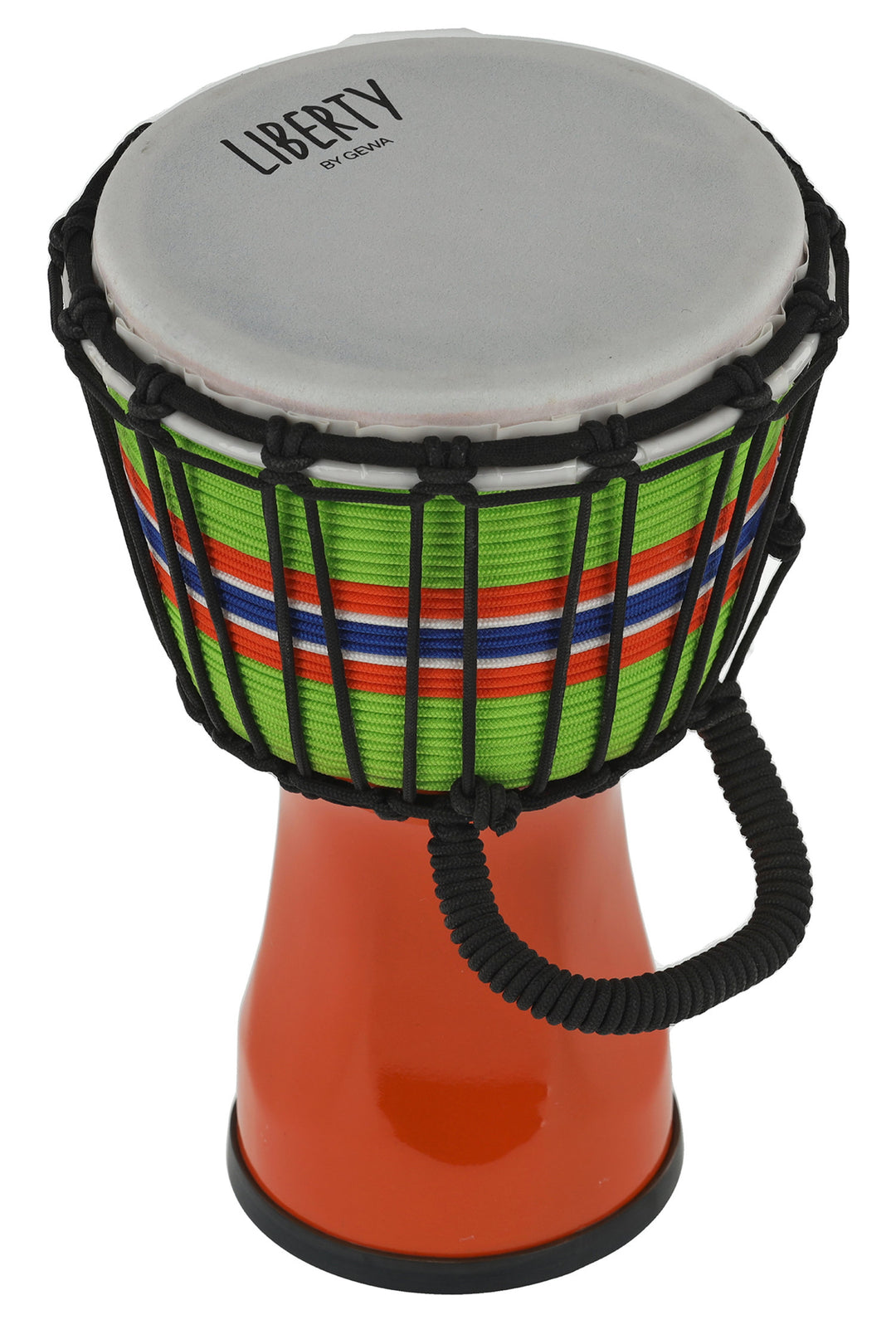 GEWA Djembé Liberty Series afinado con cuerdas - 7" Orange