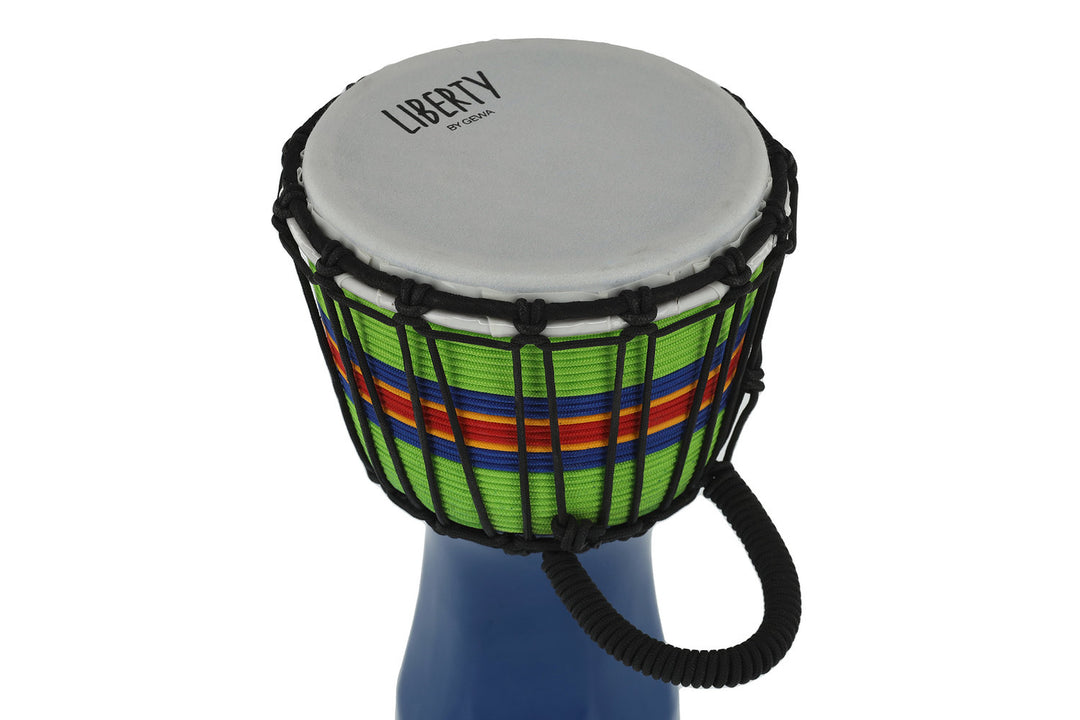 GEWA Djembé Liberty Series Afinado con cuerda - 7" Azul