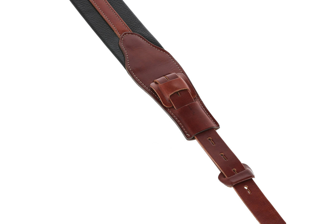 GEWA correas para guitarras Prestige 65 acolchadas Security Locks - black croc/brown