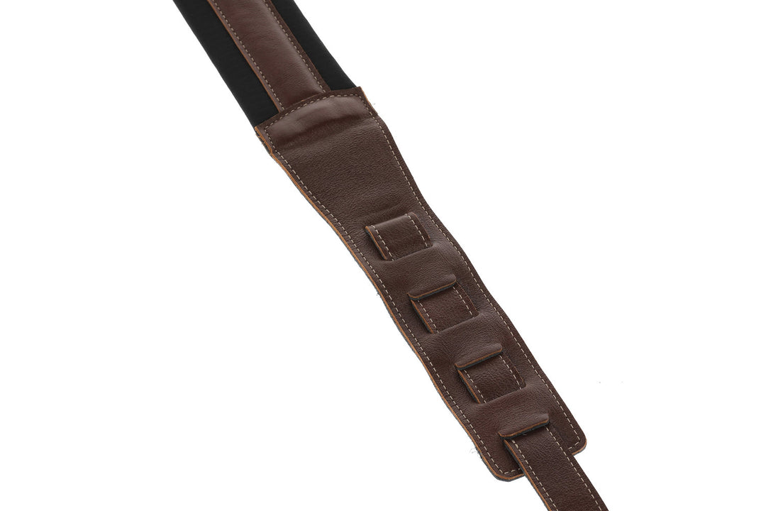 GEWA Correas para Guitarras Regular 65 acolchadas - chocolate