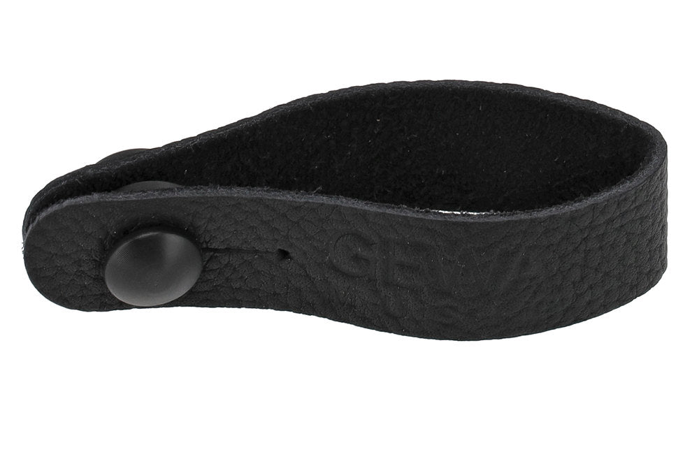 Lazo GEWA Tie Strap para correa de guitarra, cuero, negro