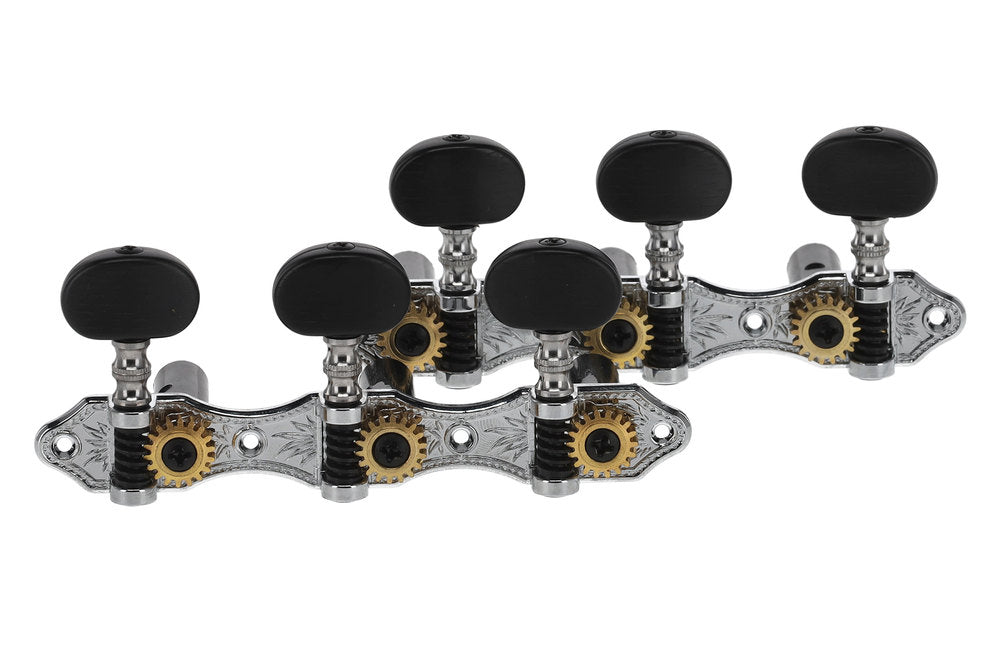 GEWA mecanismo de afinación para guitarras clásicas, cromado