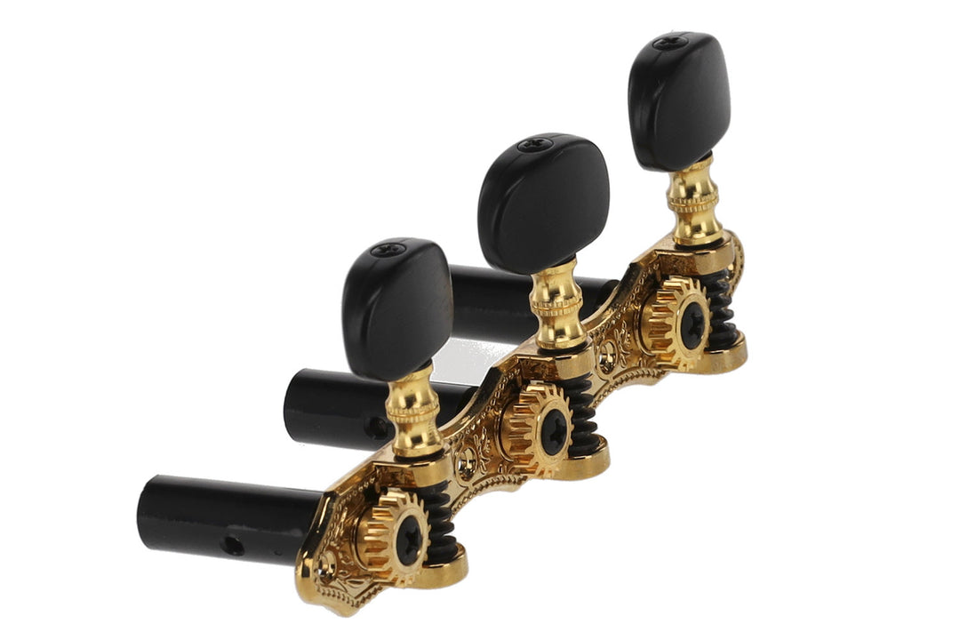GEWA clavijas de afinación para guitarra clásica - Juego dorado (sin lira)