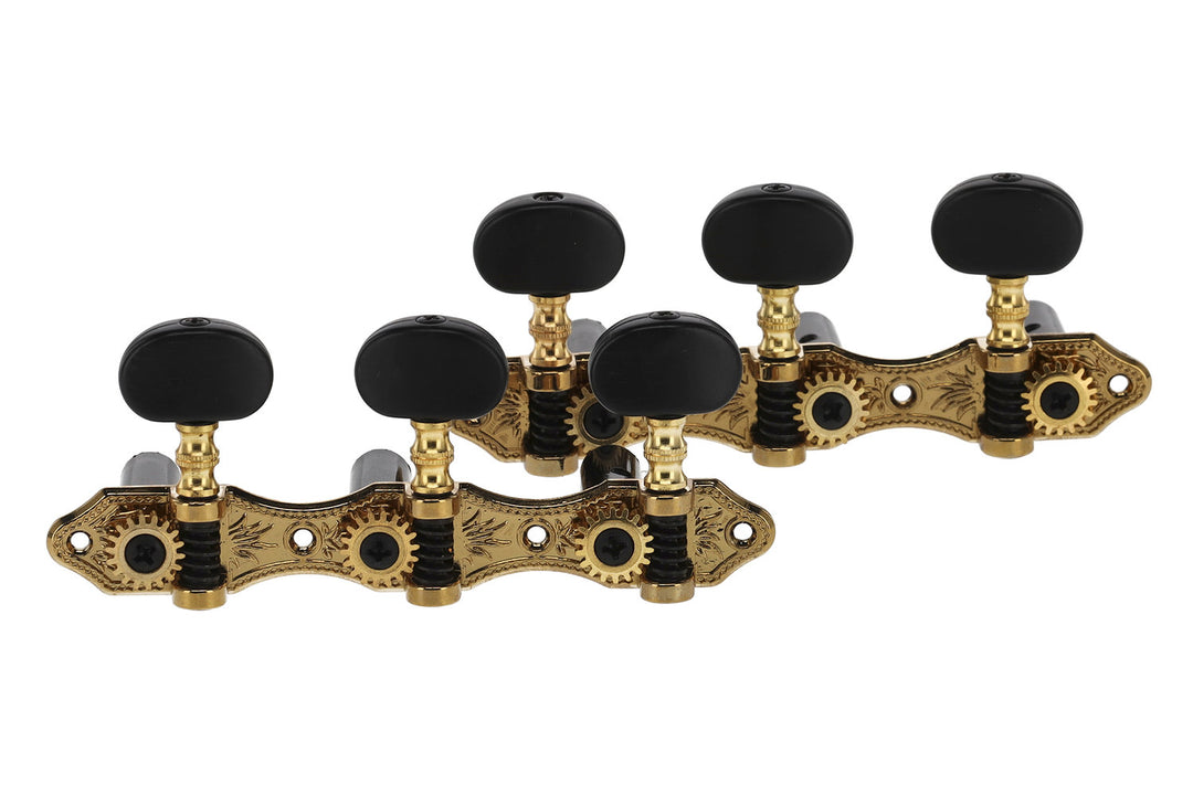 GEWA clavijas de afinación para guitarra clásica - Juego dorado (sin lira)