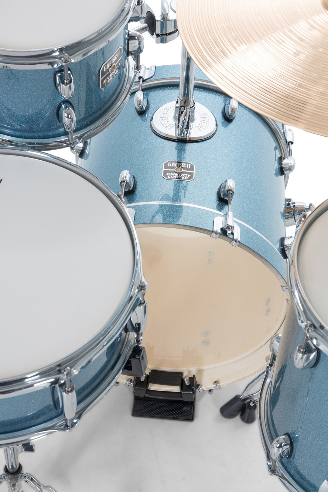 Gretsch set de cascos Energy Street Kit - Blue Sparkle