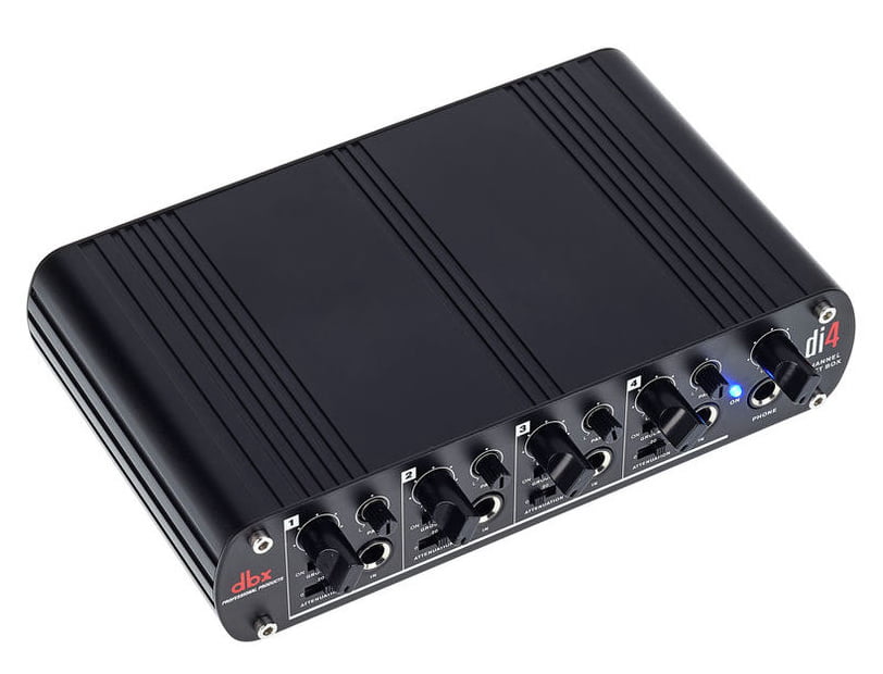 dbx DI4 Caja DI de 4 canales, Mezclador de Línea