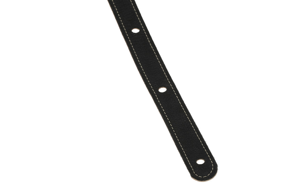 Correa de guitarra GEWA Regular 70 de cuero, Satin Black