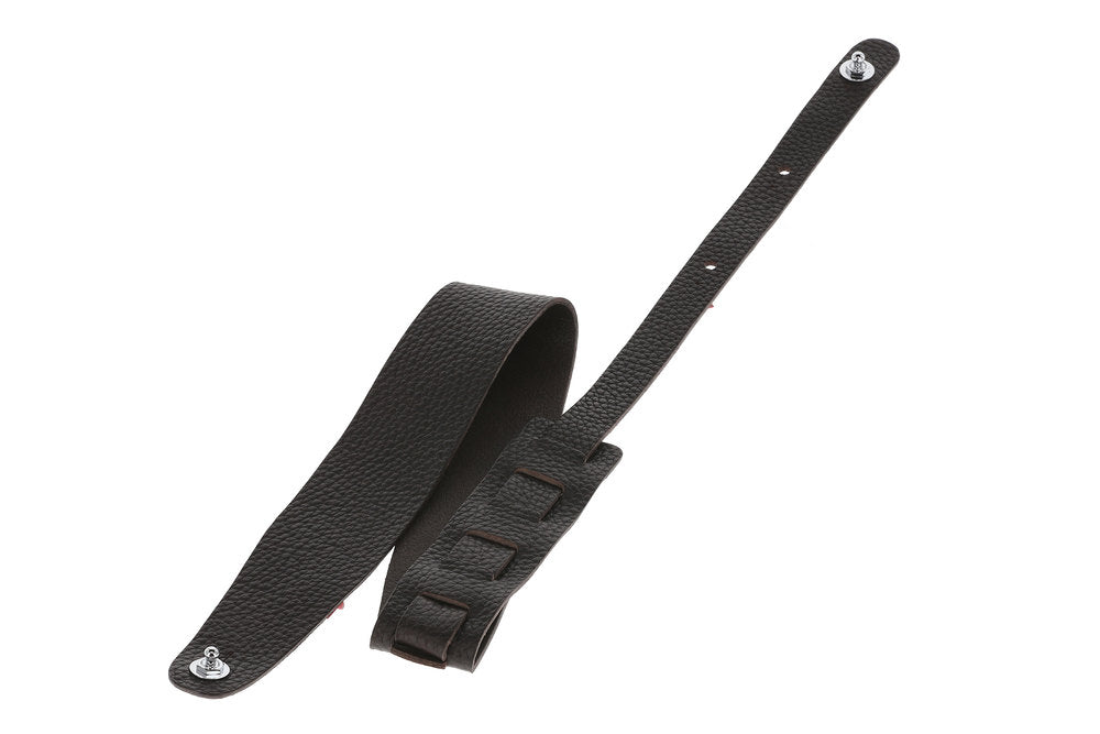 GEWA Premium Plain 70 correa para guitarra con Security Locks, marrón chocolate