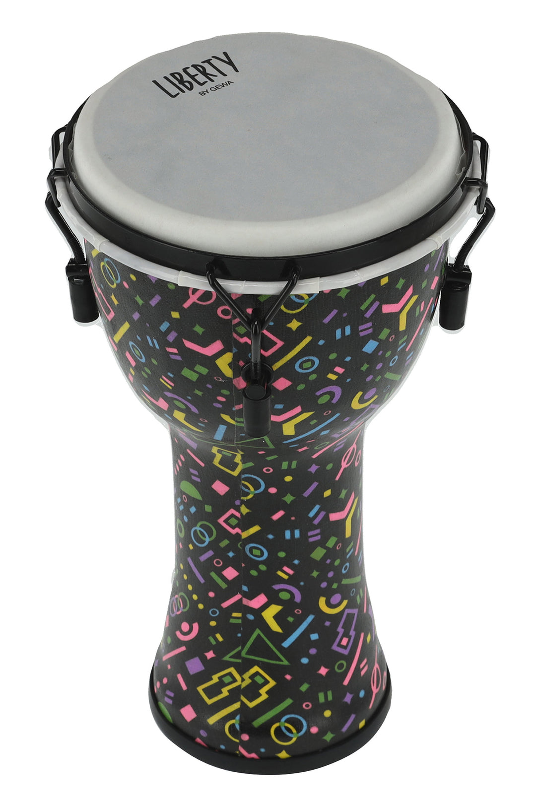GEWA Djembé Liberty Series afinado mecánicamente - 8" Crazy Neon