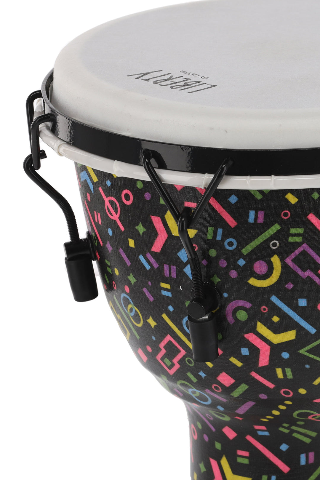 GEWA Djembé Liberty Series Afinación mecánica - 10" Crazy Neon