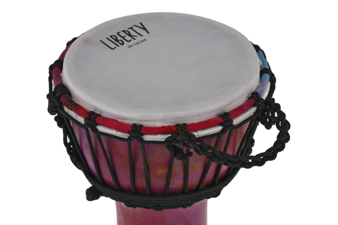 GEWA Djembé Liberty Series Afinado con cuerda - 7" Batik