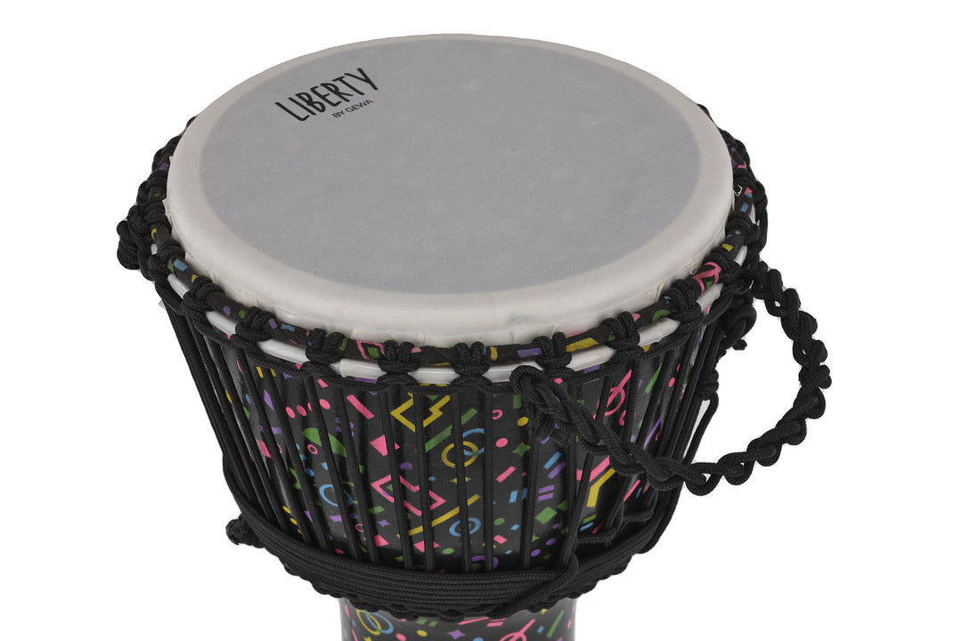 GEWA Djembé Liberty Serie - Afinado con cuerda - 10" Crazy Neon