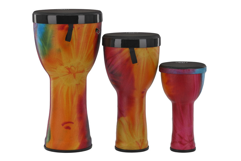 GEWA Liberty Series Nestable set de djembé 8", 10" y 12", Batik