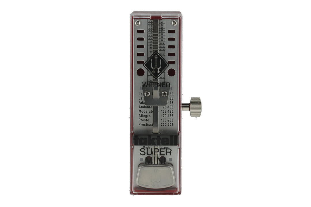 Wittner Metrónomo Metrónomo Super Mini - rojo rubí 884051