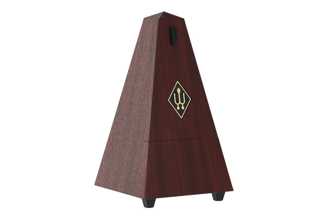 Wittner Metrónomo con forma de pirámide - Veta de caoba 845111
