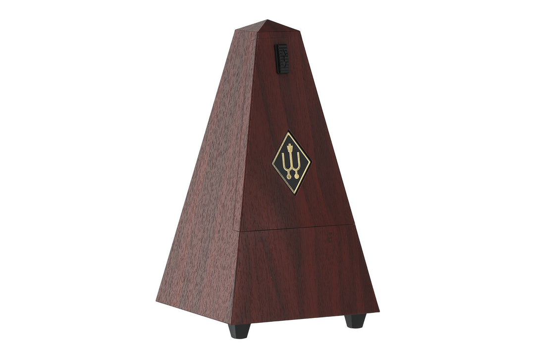 Wittner Metrónomo con forma de pirámide - veta de caoba 855111