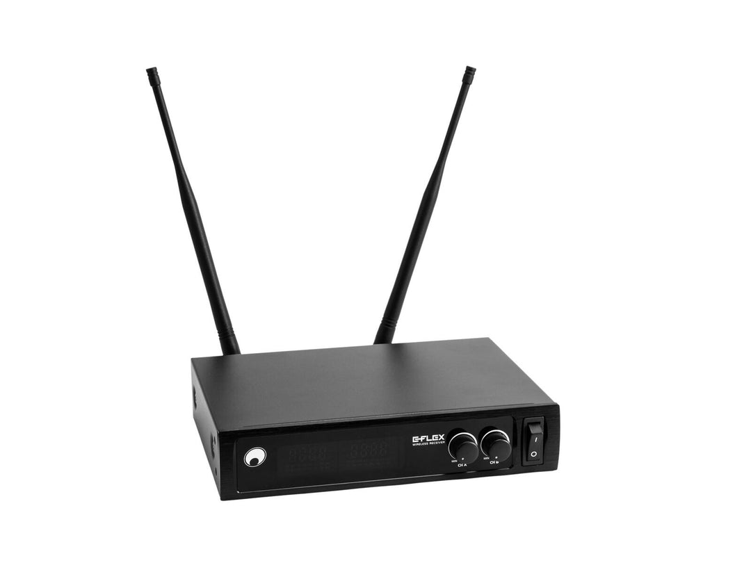 OMNITRONIC UHF E-FLEX 2, Sistema de micrófono inalámbrico 823-832/863-865 MHz