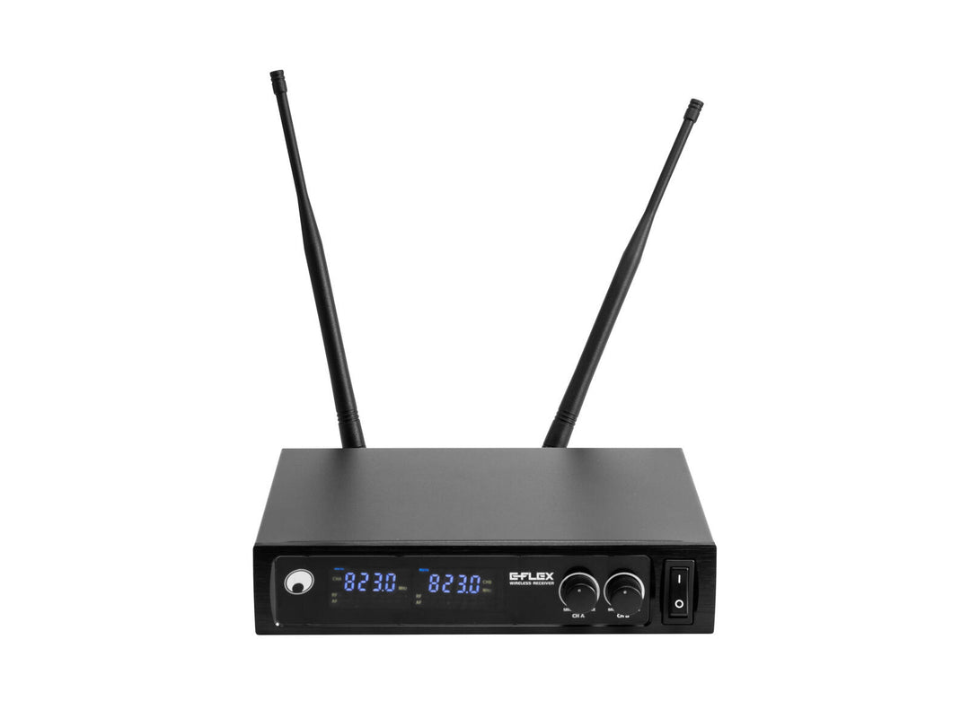 OMNITRONIC UHF E-FLEX 2, Sistema de micrófono inalámbrico 823-832/863-865 MHz