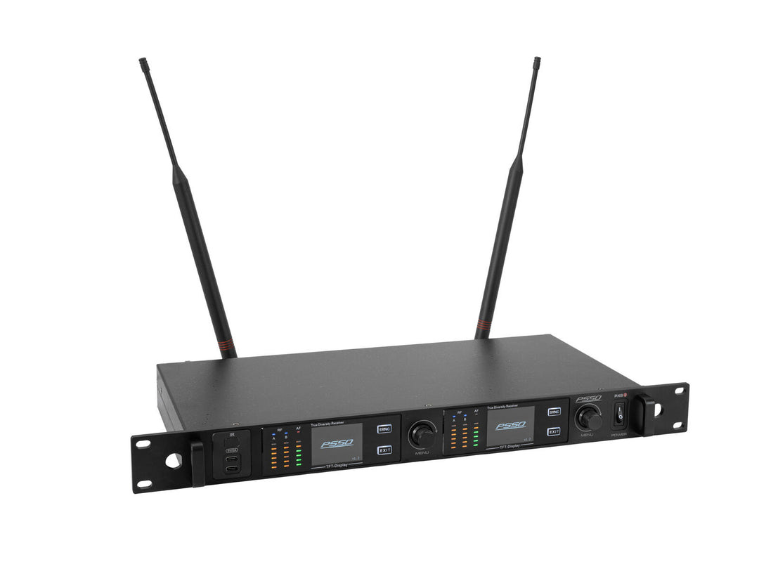 PSSO PXS TWO receptor True Diversity de 2 canales 640-690 MHz