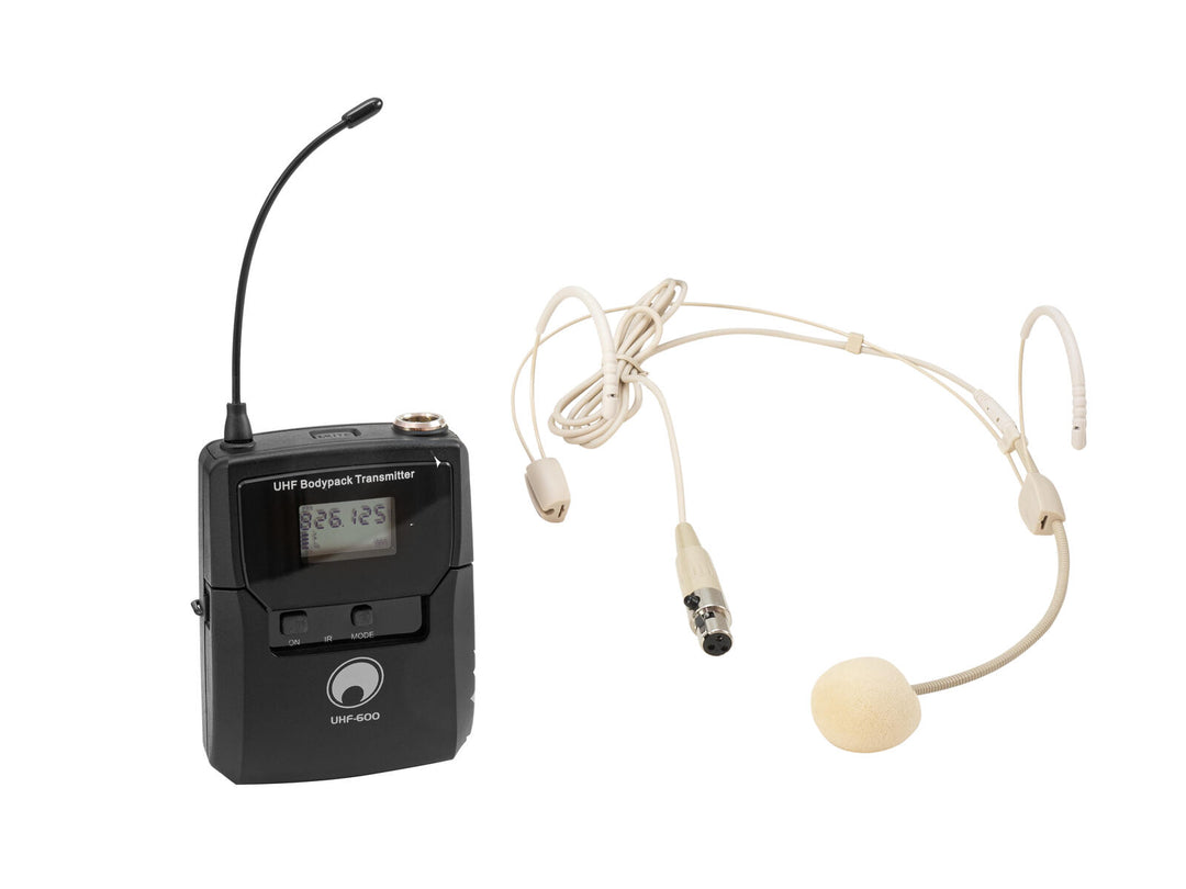 OMNITRONIC UHF-600 Petaca 823-832/863-865 MHz