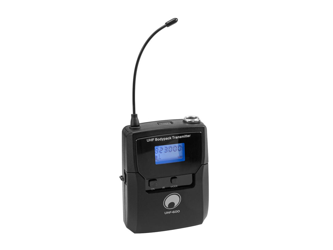 OMNITRONIC UHF-600 Petaca 823-832/863-865 MHz