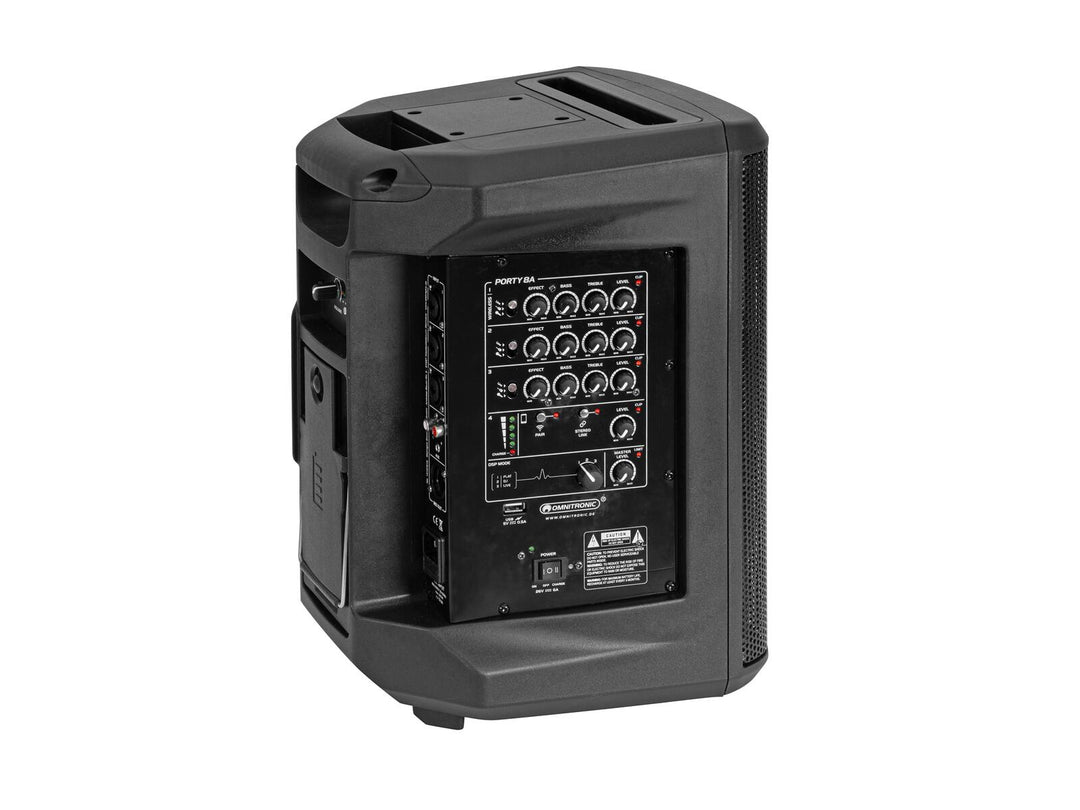 OMNITRONIC PORTY-8A Sistema PA inalámbrico