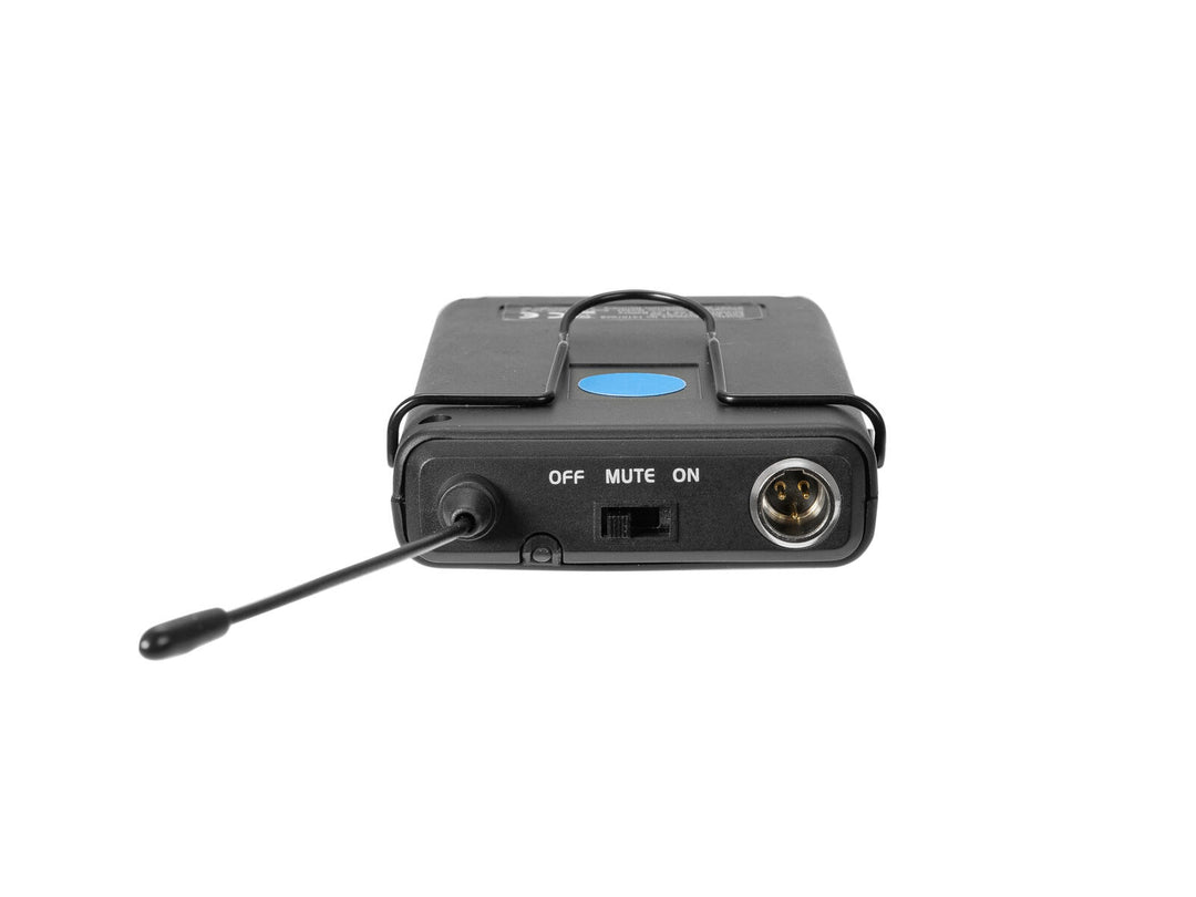OMNITRONIC WAMS-12 transmisor de petaca incluido con auriculares 863MHz