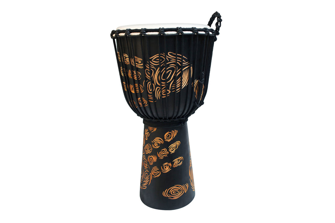 Toca Djembé Street Series Carved Hand Print - 12" (TSSDJ-LHP)