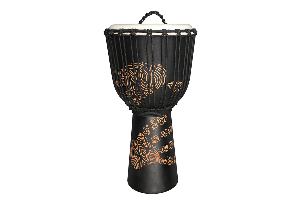 Toca Djembé Street Series Carved Hand Print - 12" (TSSDJ-LHP)