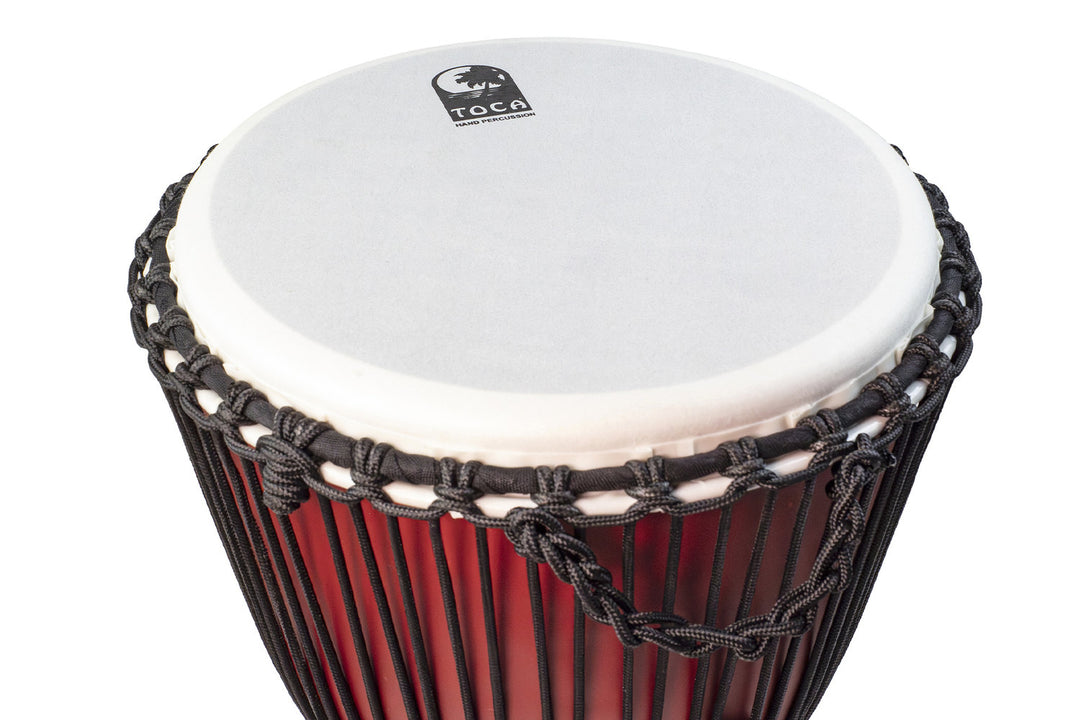 Toca Djembé Freestyle afinado con cuerda - matte racing red (SFDJ-10RR)