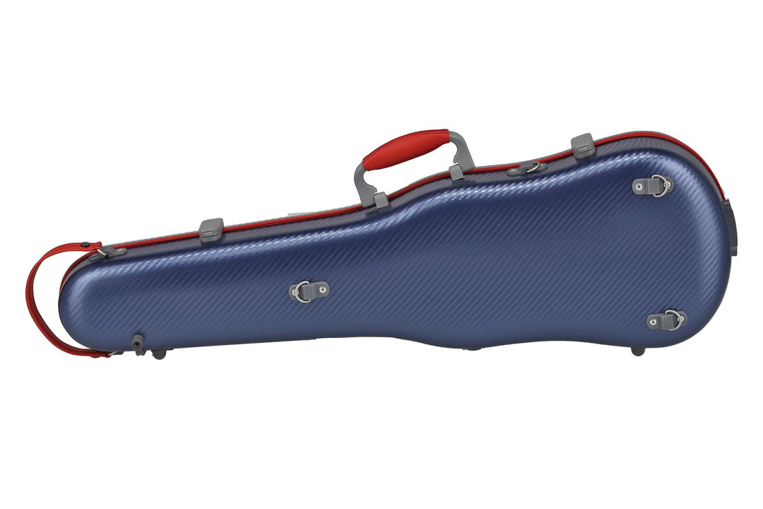 PURE GEWA Estuches de violines con forma Polycarbonate FUN - 4/4 - 1/2 (Blue / Black)