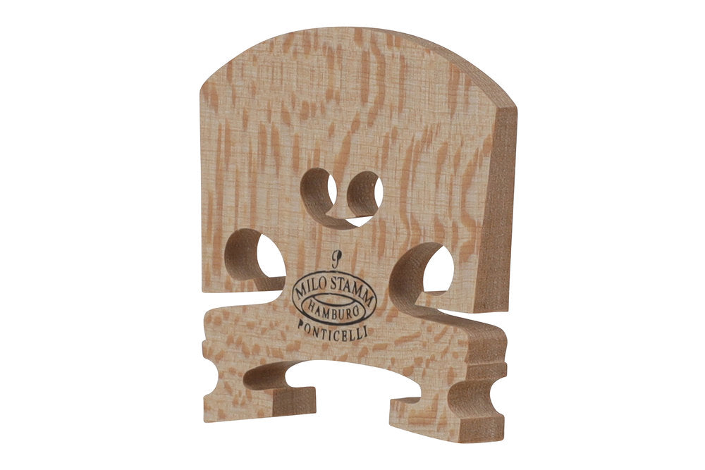 Puente de violines Milo Stamm Premium modelo B, 4/4, corazón bajo, 41 mm